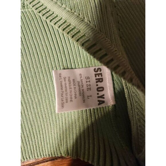 NWT SER.O.YA Dahlia Set in Green sz Large - Picture 4 of 5